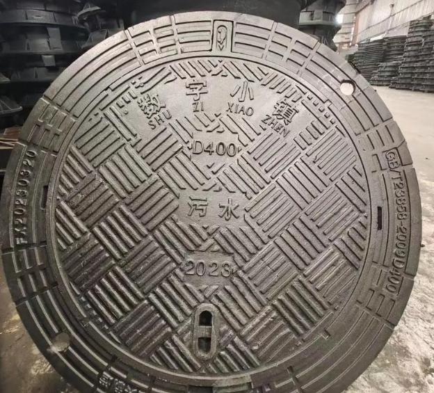 奉新球墨铸铁防沉降井盖展示